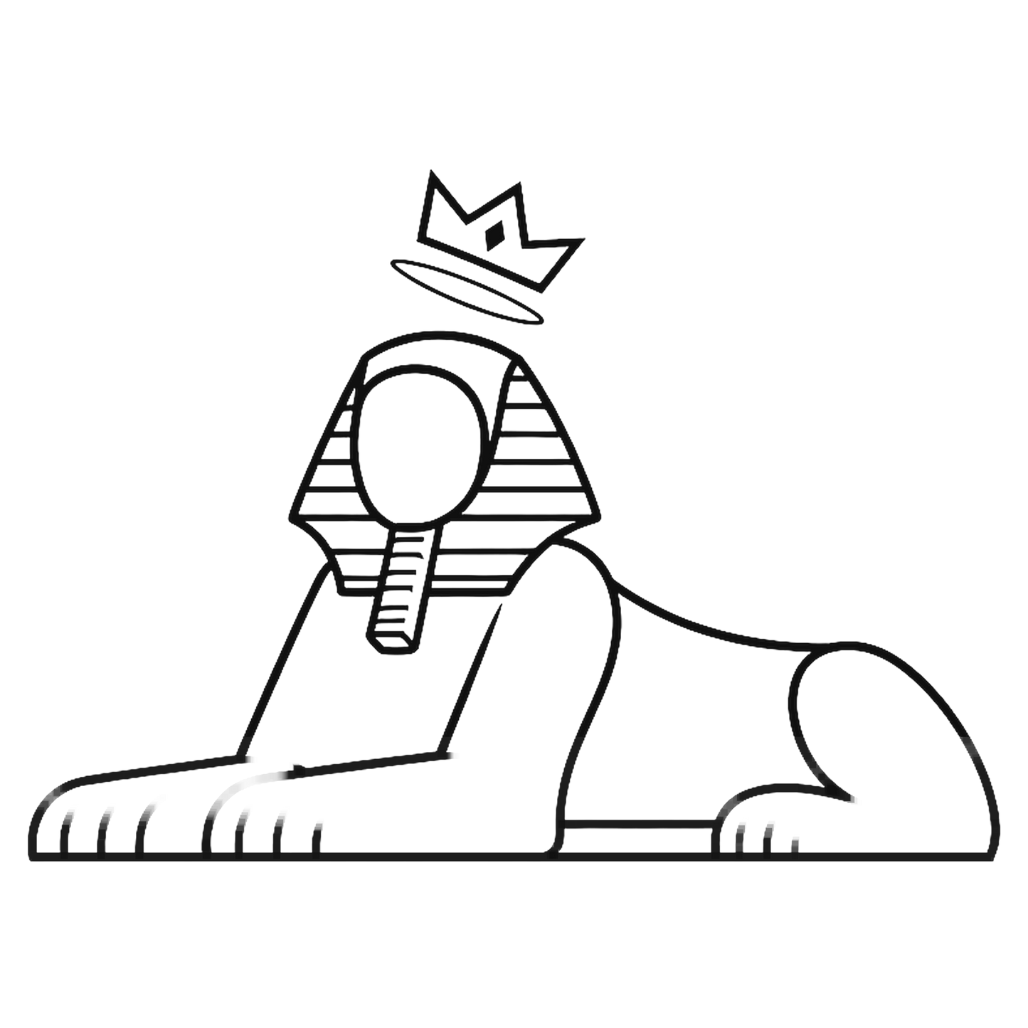 BLACK MAJIC Kids Crown T-Shirt — Weiß