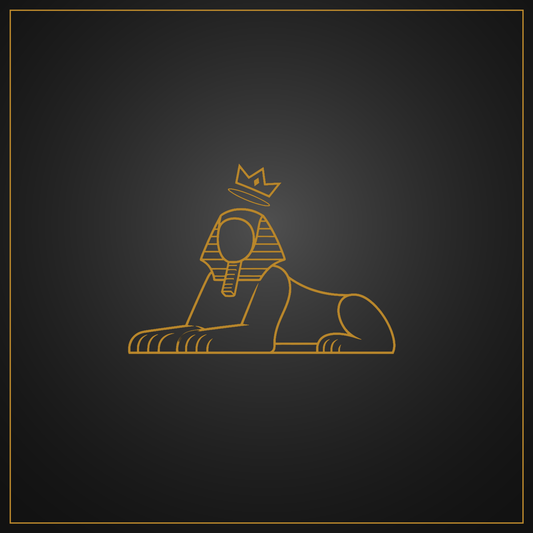 Gold crowned Sphinx — BLACK MAJIC Crown Hoodie