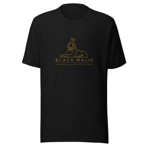 The OG Tee — black with the gold crowned Sphinx logo