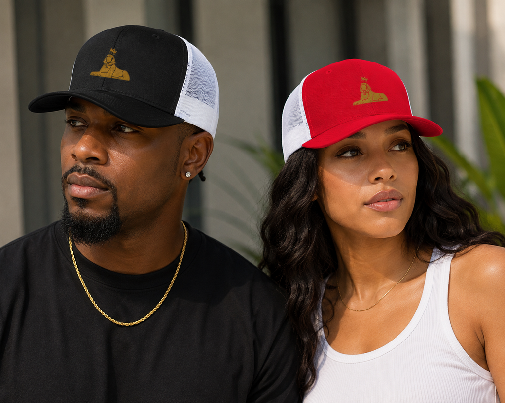 BLACK MAJIC Crown Trucker Cap