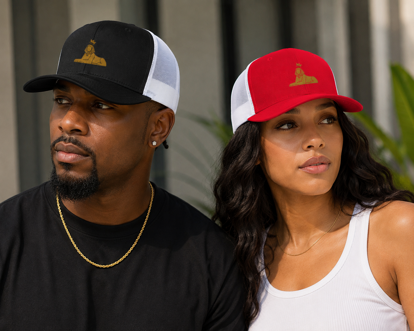 BLACK MAJIC Crown Trucker Cap
